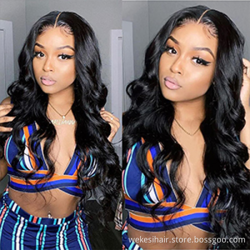 10A Brazilian Young Girl One Donor Remy Virgin Hair Human Full Lace Wig Top Quality Body Wave Human Hair Full Lace Wig